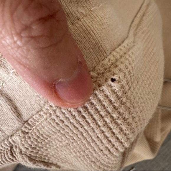 MATE the Label Organic Waffle Wide Leg Crop Pants - Picture 6 of 6